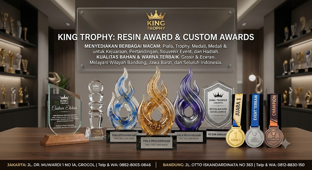 king trophy menyediakan piala resin terbaik